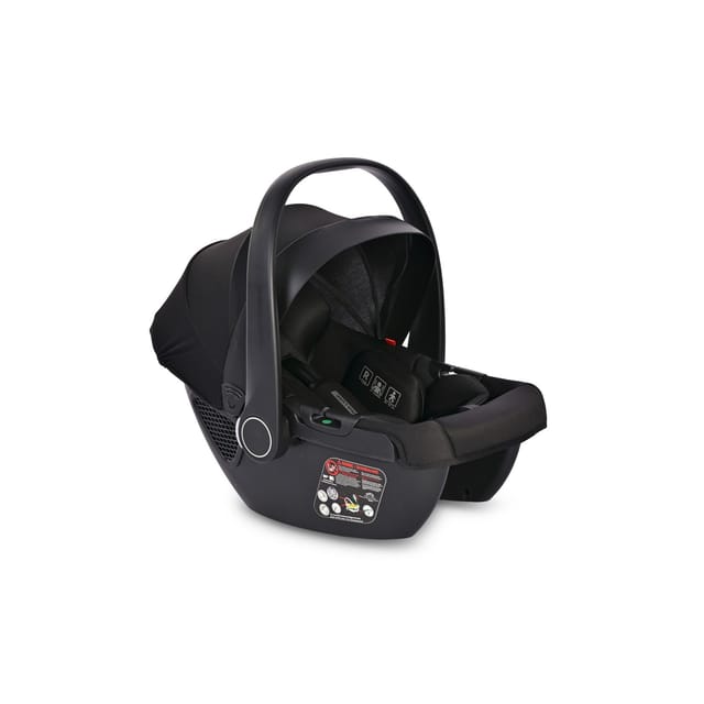 Lorelli Babyschale i-Size Aria Luxe (40 - 87 cm) verstellbar, Memory-Schaum schwarz