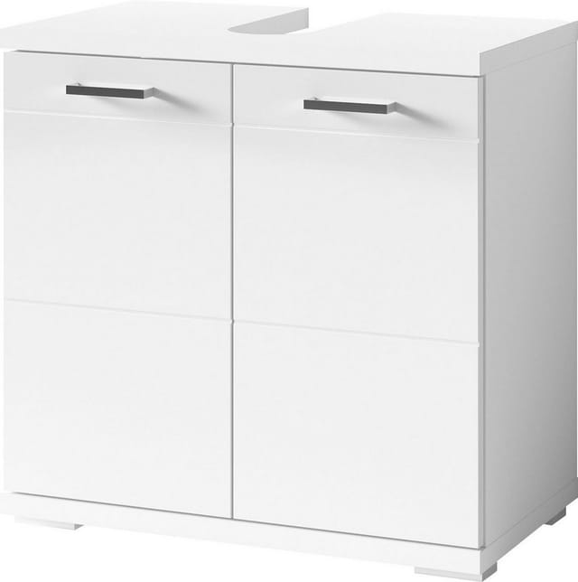 byLIVING Waschbeckenunterschrank NEBRASKA, weiß, B 80, H 59, T 31,5 cm