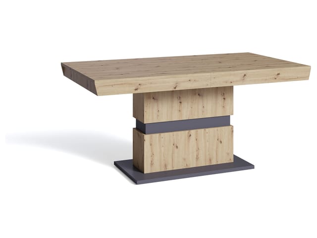 byLIVING Esstisch MATTHEW, Breite 160 cm, Auszug 215 cm, Artisan Eiche/grau