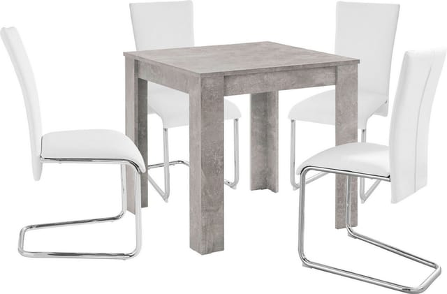 byLIVING Esstisch NEPAL, Breite 120 cm, Light Atelier (Beton-Optik)