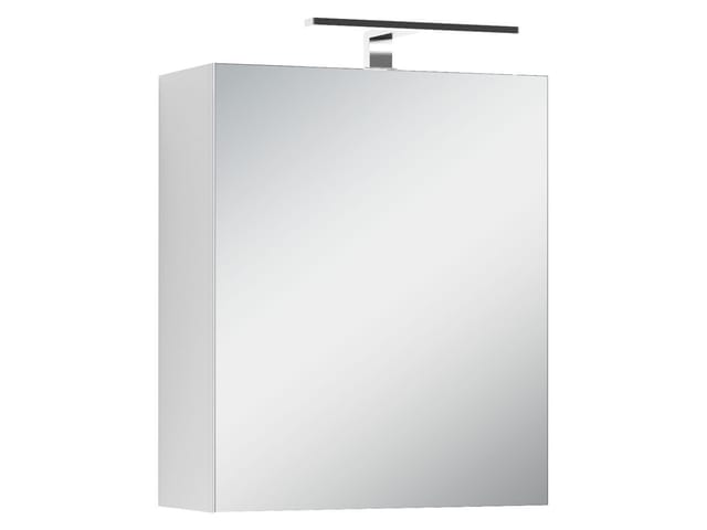 byLIVING Spiegelschrank SPREE, Breite 50 cm, weiß, LED Beleuchtung