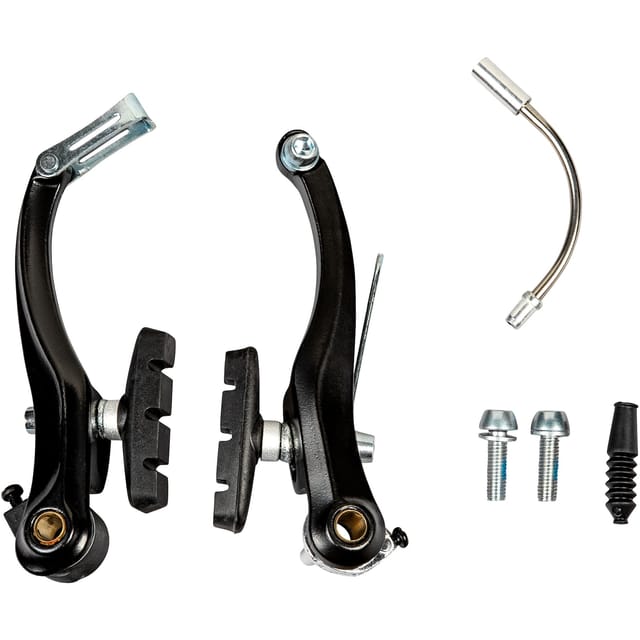 Zündapp Z101 Fahrradbremse V-Brake Alu Fahrrad Bremsen mit Bremsbelägen Felgenbremse Green 1.0 E Bike Klapprad