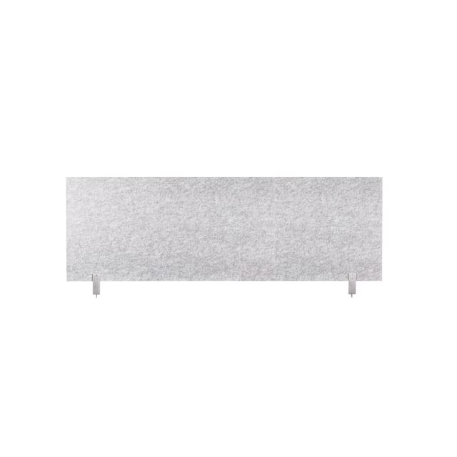 Schreibtisch-Set desktopz Klemme Farbe: lichtgrau, Größe: 150x50x2,5cm