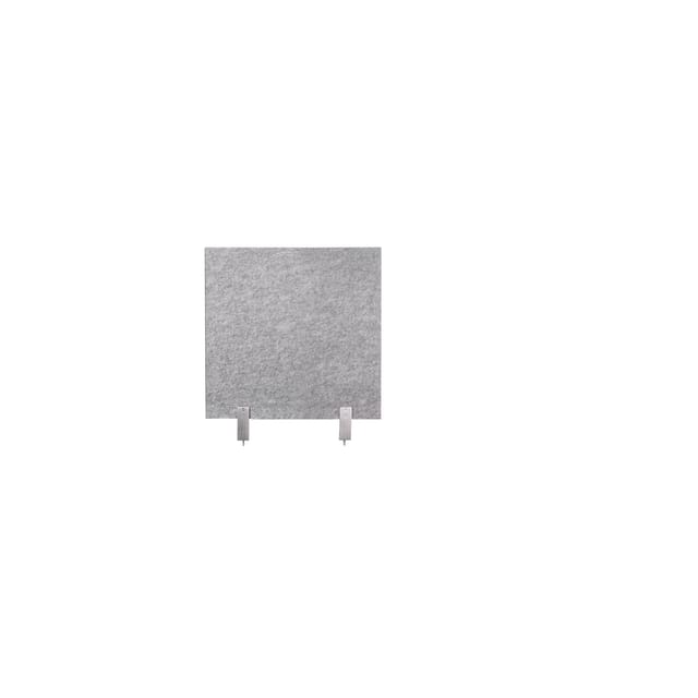 Schreibtisch-Set desktopz Klemme Farbe: grau, Größe: 50x50x2,5cm