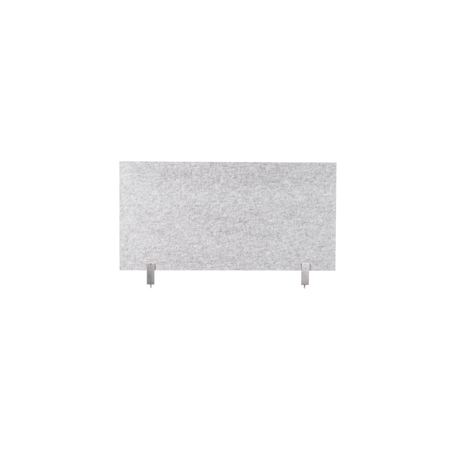Schreibtisch-Set desktopz Klemme Farbe: lichtgrau, Größe: 100x50x2,5cm