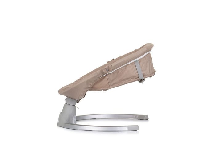 Chipolino Babywippe Nest Musik, Fernbedienung, Kissen, Gurt, Timer, Plüschtiere beige