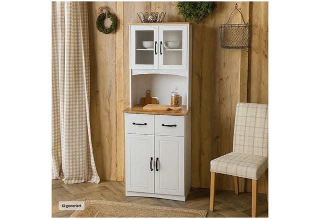 HTI-Living Buffettschrank Anea Weiß