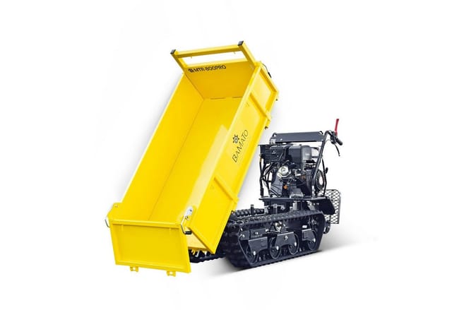 BAMATO Mini Raupendumper MTR-800PRO mit Kipphydraulik und Trittbrett