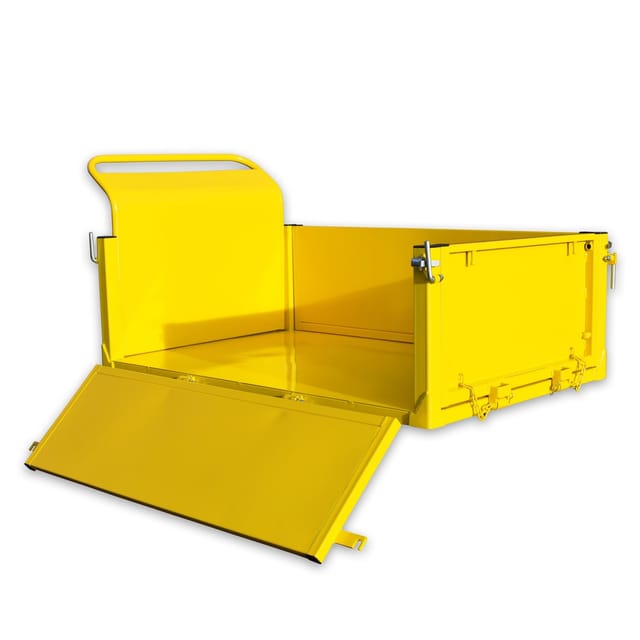 BAMATO Aufsatz mit klappbaren Bordwänden für Raupendumper MTR-500H und MTR-500PRO