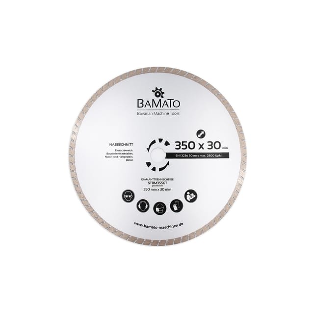 BAMATO Diamant Trennscheibe 355 x 30 mm STRM355GT
