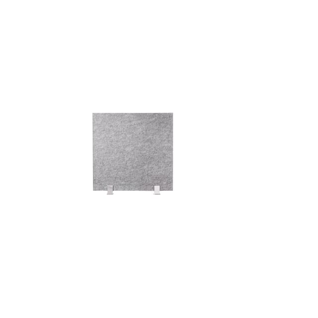 Schreibtisch-Set desktopz Standfuss Farbe: grau, Größe: 50x50x1cm