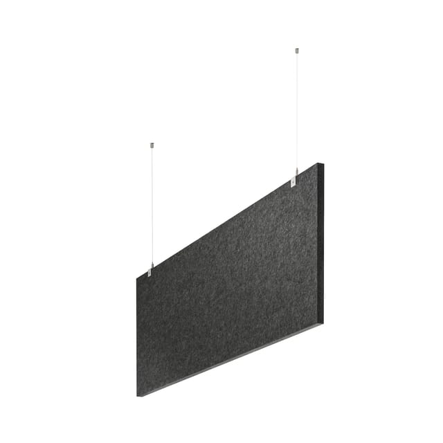 baffel-Set - Deckenträger Farbe: anthrazit, Größe: 150x75x2,5cm