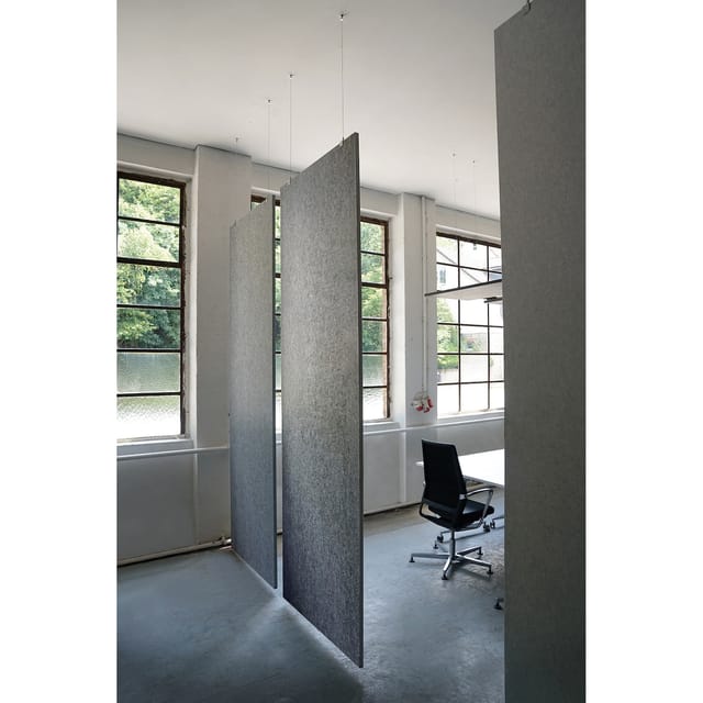 baffel panel-Set - Deckenträger Odenwald Farbe: lichtgrau, Größe: 50x300x2,5cm