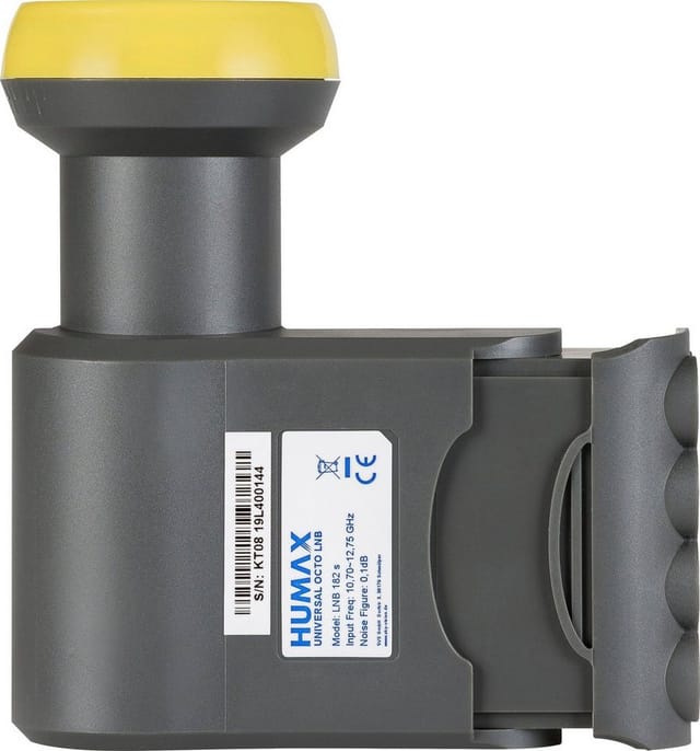 Humax Octo-Universal-LNB, Integrierter Wetterschutz LTE-Filter, Karton
