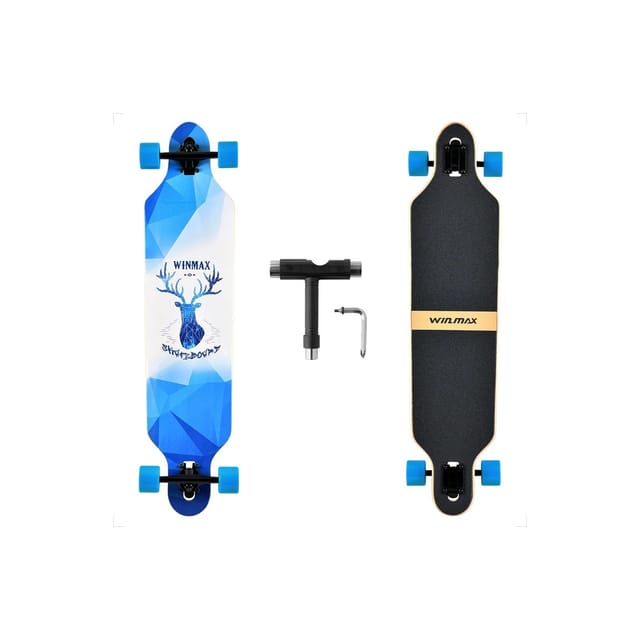 Twin Tip Skateboard Longboard Elk 8 Lagen, ABEC 11
