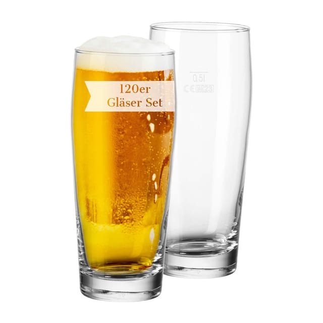 Van Well Willi Becher geeicht 0,5 l 120er Set