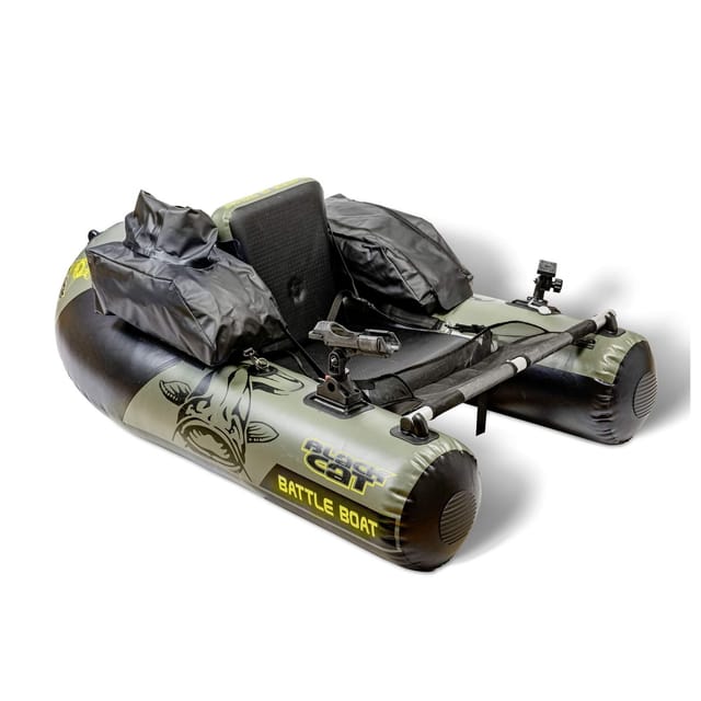 Black Cat Battle Boat Belly Boot