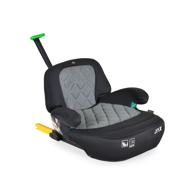 Cangaroo Kindersitz Sitzerhöhung Jax i-Size 125-150cm Gruppe 3 Isofix Top Tether grau