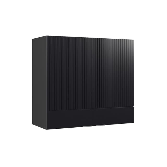 Vicco Hängeschrank Fame-Line Anthrazit Schwarz gestreift 80 cm