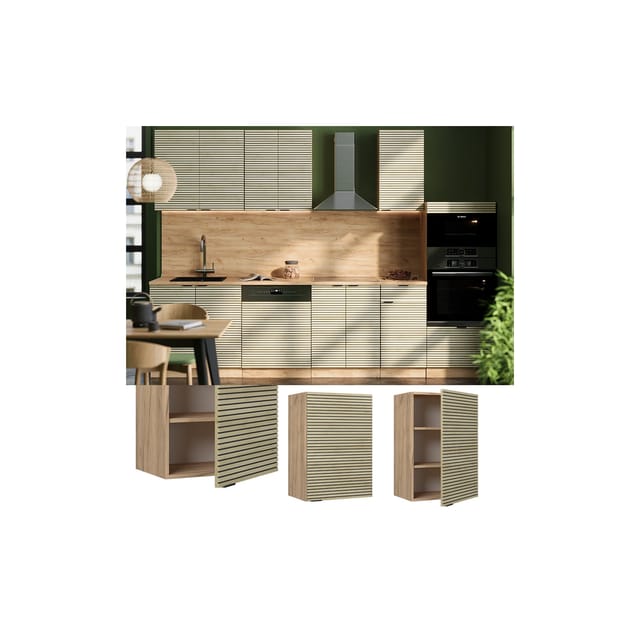 Vicco Hängeschrank Fame-Line Eiche gefräst 50 cm