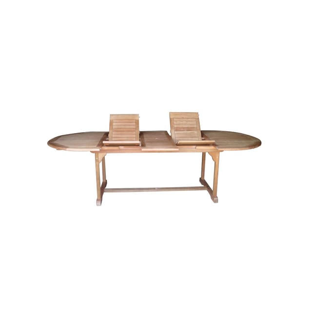 Sedex Gartentisch Liberia oval 180-260x110 cm ausziehbar natur