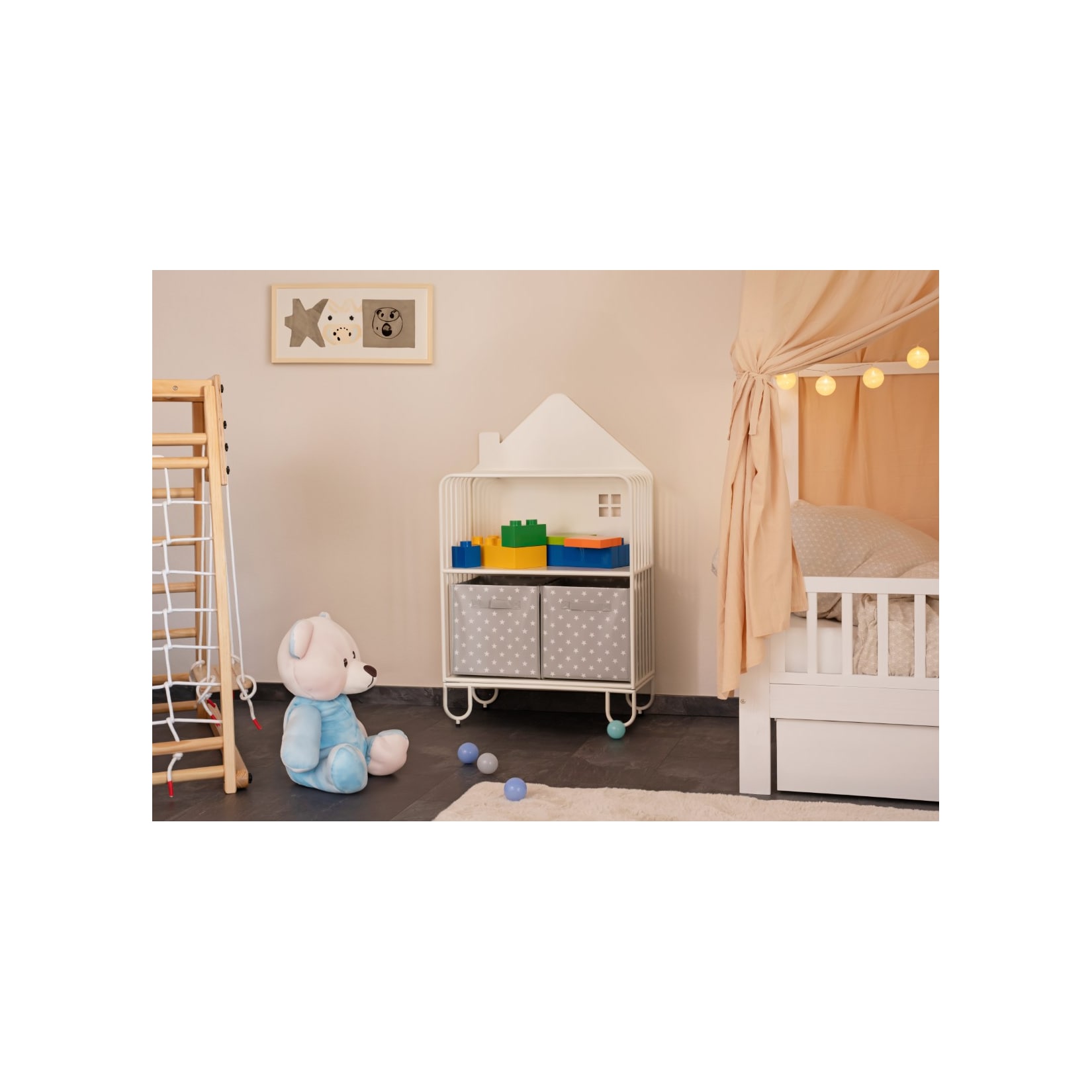 HOME DELUXE Kinderregal aus Metall magnetsich TODO S Weiß - versch. Ausführungen