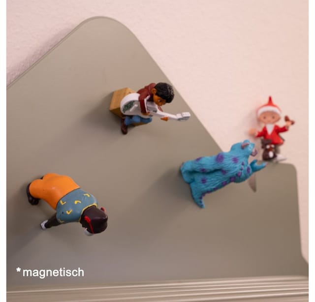 HOME DELUXE Kinderregal aus Metall magnetsich TODO S Weiß - versch. Ausführungen