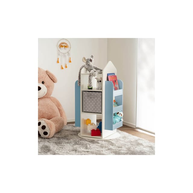 HOME DELUXE Kinderregal drehbar JUNA Blau - versch. Ausführungen