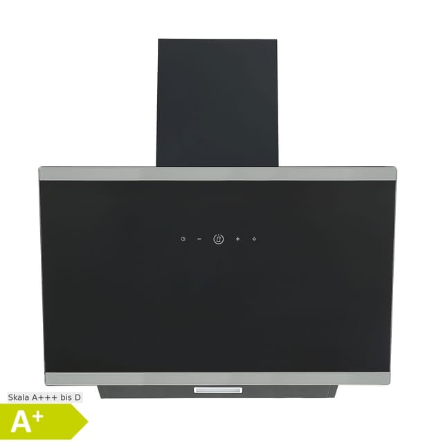 PKM Kopffreihaube KHS20-60H 60cm Glas schwarz A+ Dunstabzugshaube Touch Control