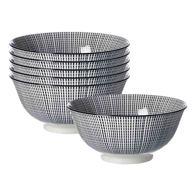 Ritzenhoff & Breker Müslischalen Takeo Stripes ø 15,5 cm 6er Set