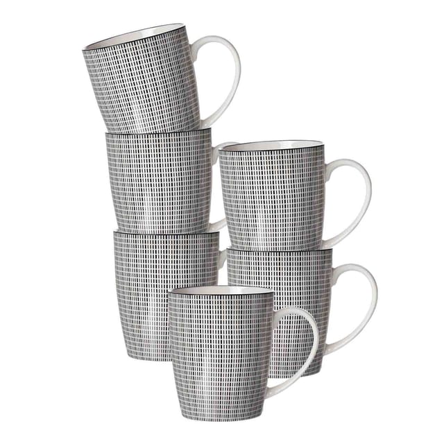 Ritzenhoff & Breker Henkelbecher Takeo Stripes 350 ml 6er Set