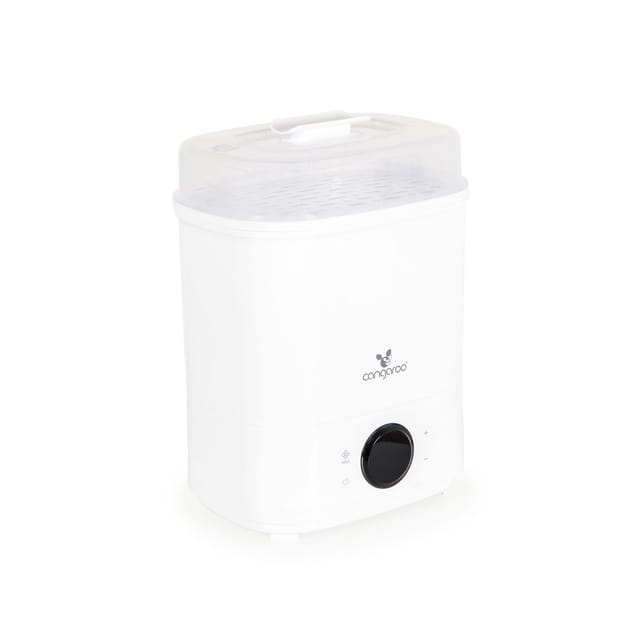 Cangaroo Sterilisator Cai Trockner 2 in 1 bis zu 6 Flaschen, LCD-Display, Touch weiß