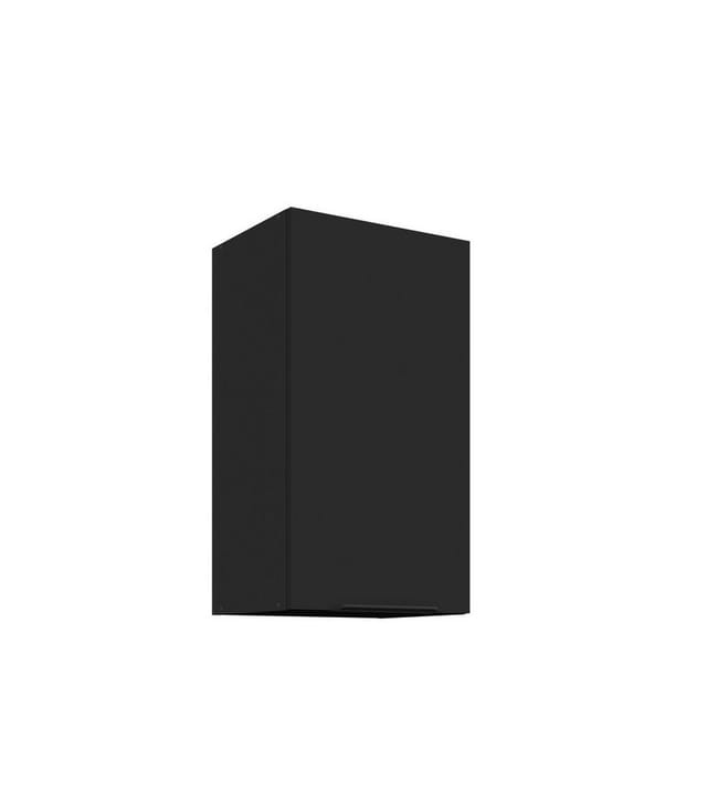 Küchen Hängeschrank 40 cm SIENA Schwarz Küche Küchenzeile Küchenblock