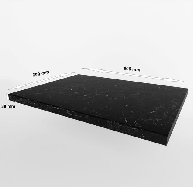 Arbeitsplatte 80 cm 38 mm Marmur ROMA matt Küche Siena, Monza, Arona