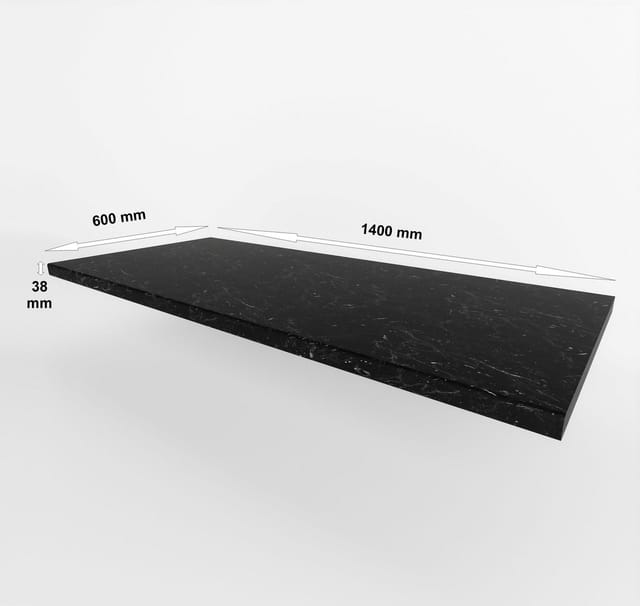 Arbeitsplatte 140 cm 38 mm Marmur ROMA matt Küche Siena, Monza, Arona