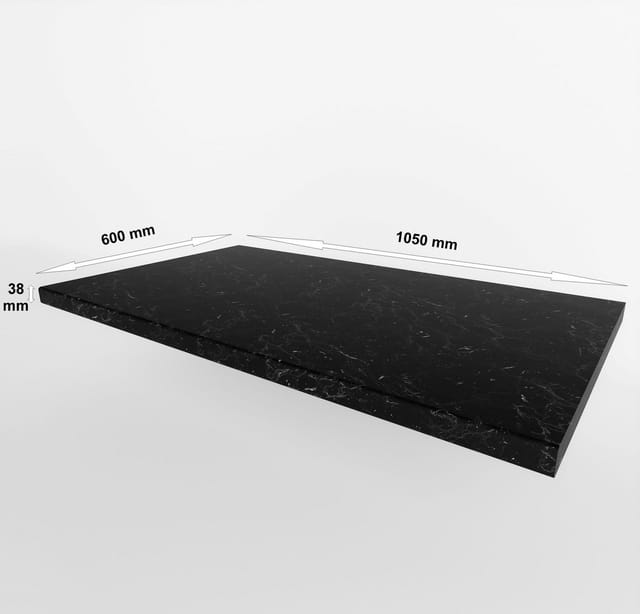Arbeitsplatte 105 cm 38 mm Marmur ROMA matt Küche Siena, Monza, Arona