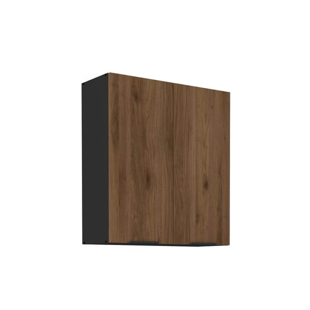 Küchen Hängeschrank 80 cm MONZA Okapi Nußbaum Küche Küchenzeile 90 cm hoch