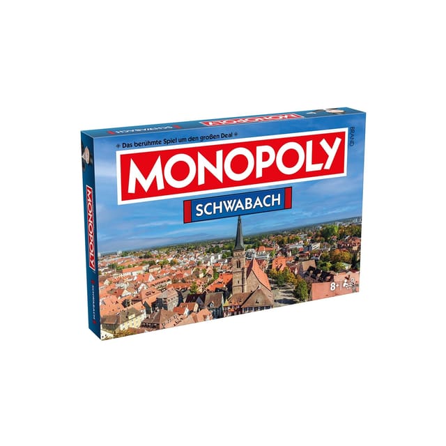 Monopoly - Schwabach Brettspiel Gesellschaftsspiel Spiel Cityedition Stadtedition