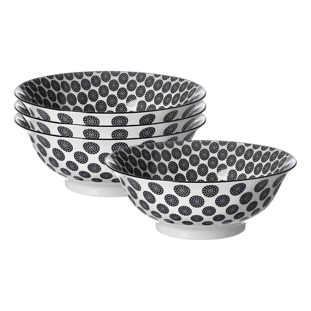 Ritzenhoff & Breker Servierschalen Takeo Circles ø 21 cm 4er Set