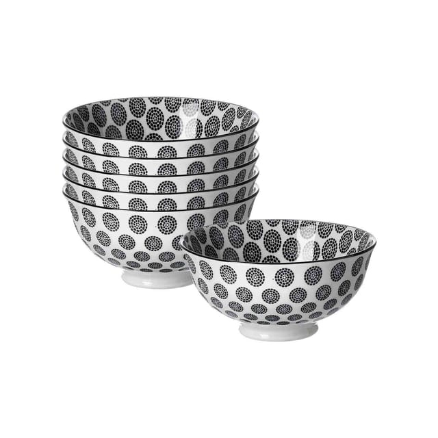 Ritzenhoff & Breker Servierschalen Takeo Circles ø 12 cm 6er Set