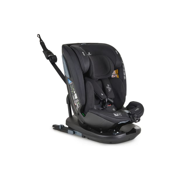 Cangaroo Kindersitz Gravity i-Size (40-150cm) Sitz drehbar, Kopfstütze, Isofix schwarz