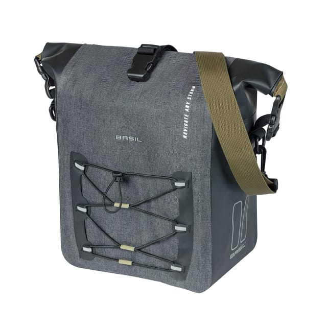 BASIL Fahrrad- Einzeltasche Navigator Storm MIK Studs M