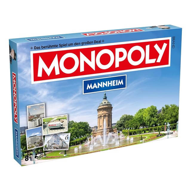 Monopoly - Mannheim Brettspiel Gesellschaftsspiel Spiel Cityedition Stadtedition