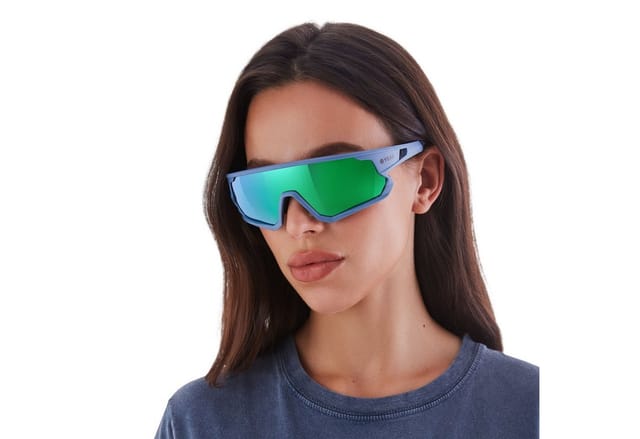 YEAZ Sport-Sonnenbrille Cyan Blue/Green SUNRISE