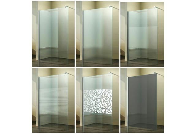 Fa-Bausysteme Walk-In Glas Dusche Teilsatiniert 40 cm