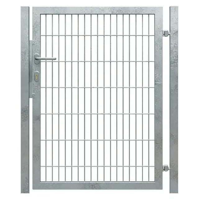 Fa-Bausysteme Gartentor voll Rahmen Verzinkt 1200 x 2000 mm