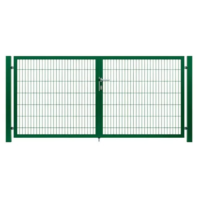 Fa-Bausysteme Doppelflügeltor Moosgrün 4500 x 800 mm