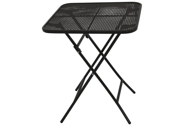 DEGAMO Klapptisch RIVO 60x60cm, Streckmetall eisengrau