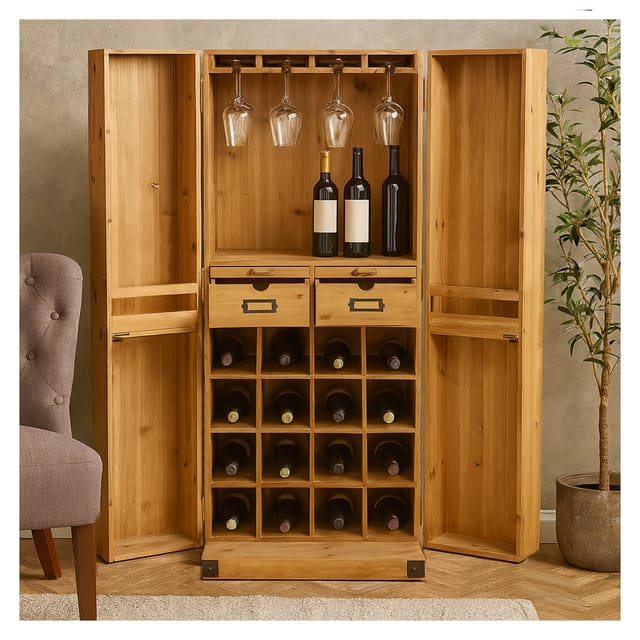 HTI-Living Weinregal Imelda für 16 Flaschen