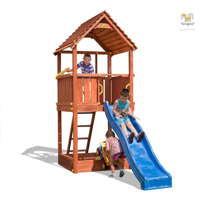 FUNGOO Spielturm Klettergerüst JOY